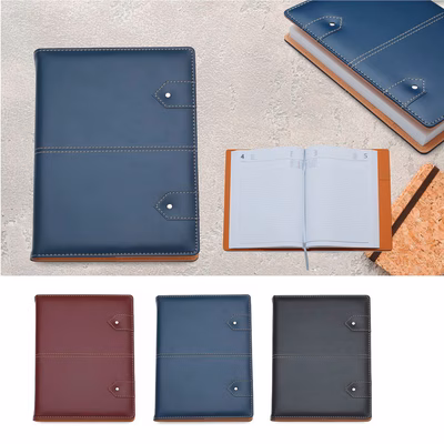 Immagine di Agenda in similpelle giornaliera 17x24 bordeaux 30+