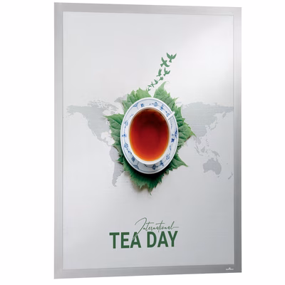 Immagine di Cornice adesiva Duraframe 50x70 argento