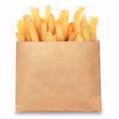 Immagine di Sacchetto kraft in carta antigrasso apertura semplice cm 11,4x8,9