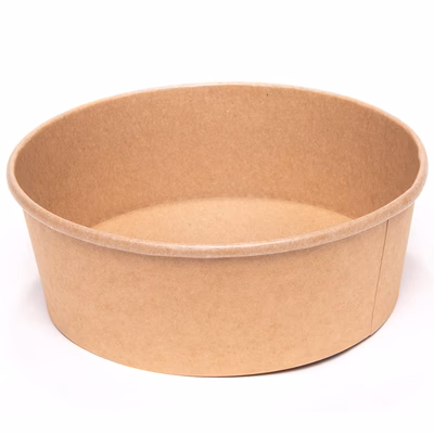 Immagine di Insalatiera in cartoncino naturale 1200 ml Ø cm 18,7x7