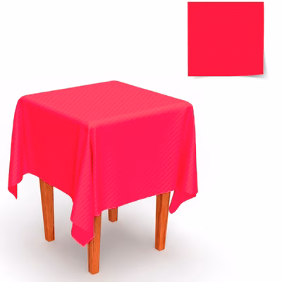 Immagine di Coprimacchia Airlaid in carta a secco MCR 100x100 Dry colore rosso 100 pezzi