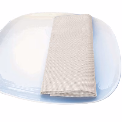 Immagine di Tovagliolo Airlaid in carta a secco MCR 40x40 Lino colore sabbia 50 pezzi