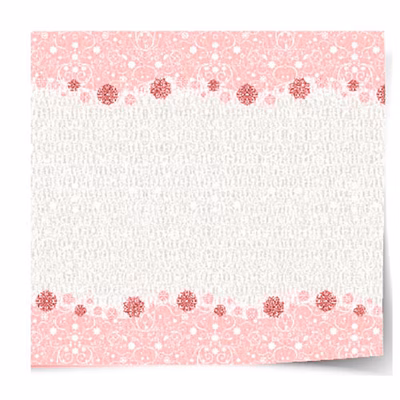 Immagine di Coprimacchia natalizio Airlaid in carta a secco MCR 100x100 Elegant colore rosso 100 pezzi