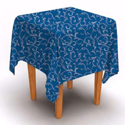 Immagine di Coprimacchia Airlaid in carta a secco MCR 100x100 Oro colore blu 100 pezzi