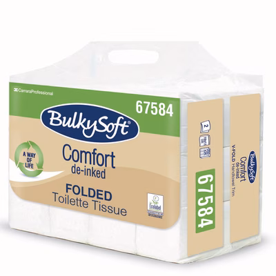 Immagine di Carta igienica intercalata BULKY SOFT COMFORT 2 veli 250ff