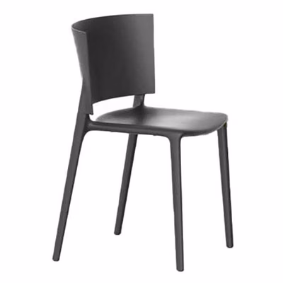 Immagine di Sedia Africa senza braccioli colore nero