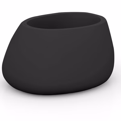 Immagine di Vaso STONE L80xP65xH40 nero