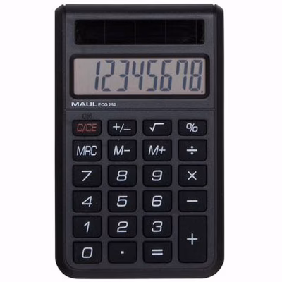 Immagine di Calcolatrice tascabile MAUL ECO 250 8 cifre 
