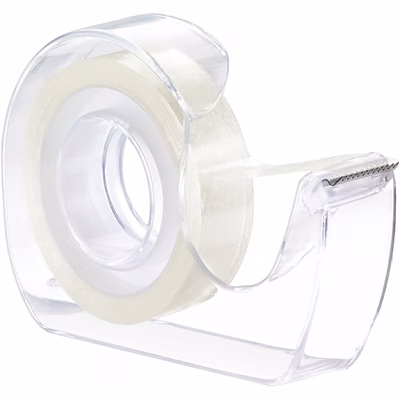 Immagine di Nastro biadesivo c/chiocciola trasparente TESA mm 12x7,5 m