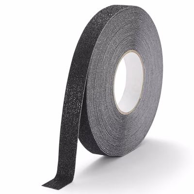 Immagine di Rotolo adesivo antiscivolo a grana grossa DURABLE DURALINE® GRIP+ mm 25x15 m colore nero
