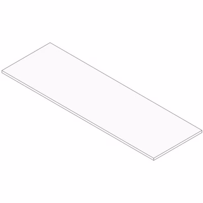 Immagine di Top x lockers L142,3 x modulo 3 colonne fin.bianco