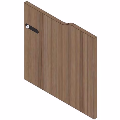 Immagine di Anta serratura c/combinazione fin.rovere noce