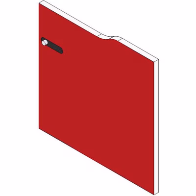 Immagine di Anta serratura c/combinazione fin.rosso