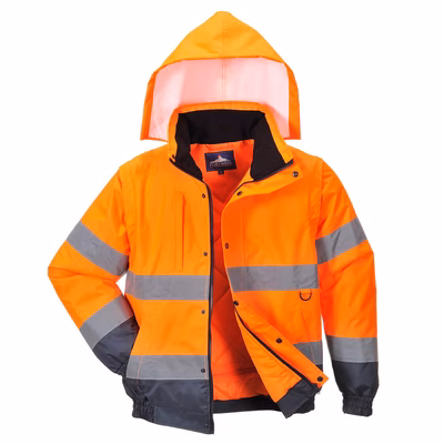 Immagine di Bomber 2 in 1 alta visibilità PORTWEST C468 colore arancione taglia L