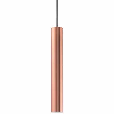 Immagine di Lampada a sospensione IDEAL LUX LOOK L6 colore rame 28W 3000°K