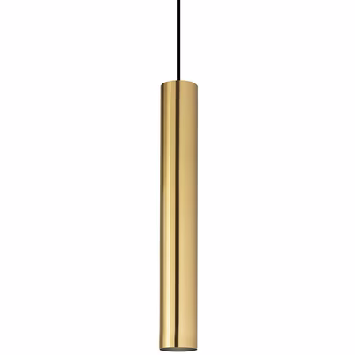 Immagine di Lampada a sospensione IDEAL LUX LOOK L6 colore ottone satinato 28W 3000°K