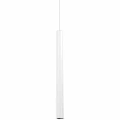 Immagine di Lampada a sospensione IDEAL LUX ULTRATHIN colore bianco sezione tonda Ø cm 3 h cm 40