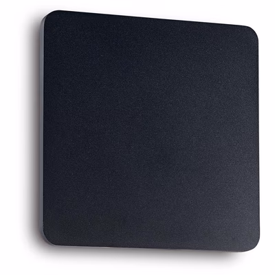 Immagine di Lampada a parete IDEAL LUX COVER AP D15 SQUARE colore nero IP20