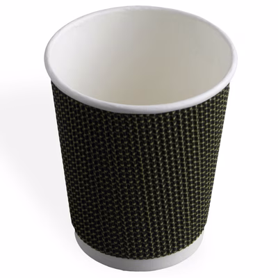 Immagine di Bicchieri in cartoncino+PLA per bevande calde USOBIO DOUBLE WALL 240 ml