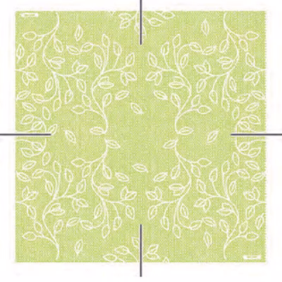 Immagine di Tovagliolo in carta a secco airlaid ROIAL NATURE 40x40 colore kiwi 50 pezzi