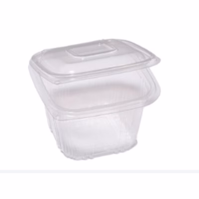 Immagine di Contenitori in PP c/coperchio incern. CUKI PROFESSIONAL capacità 500 ml cm 12x12x7,5 pack 50pz