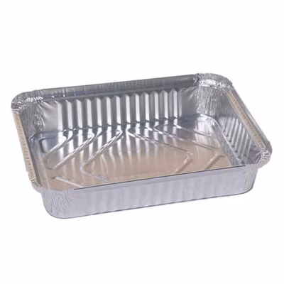 Immagine di Vaschette in alluminio CUKI PROFESSIONAL 4 porzioni 1100 ml cm 22,3x17,3x3,5 pack 100pz