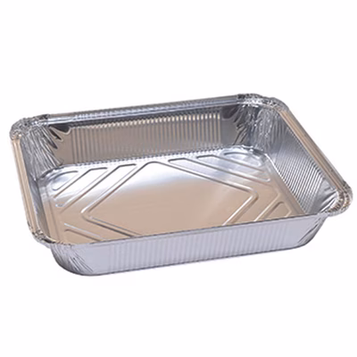 Immagine di Vaschette in alluminio CUKI PROFESSIONAL 8 porzioni 3080 ml cm 31,9x25,9x5 pack 50pz