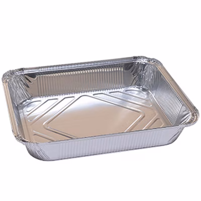 Immagine di Vaschette in alluminio CUKI PROFESSIONAL 8 porzioni 3080 ml cm 31,9x25,9x5 pack 50pz