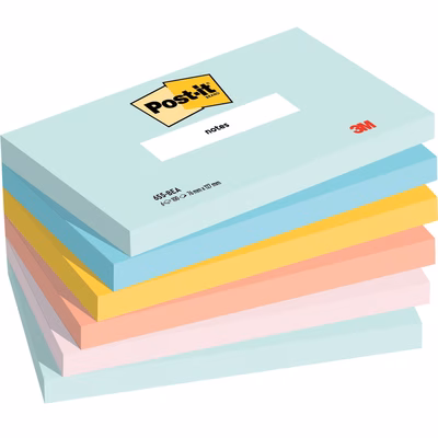 Immagine di Post-it 3M 655-mtdr 100 ff 76x127 beachside