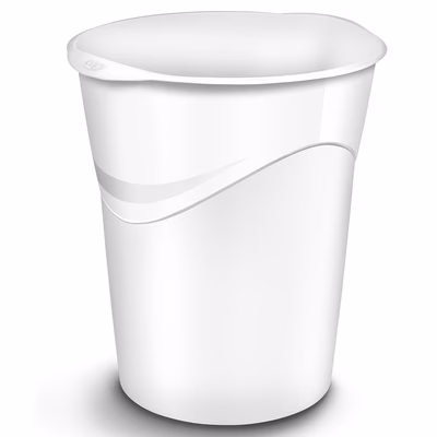 Immagine di Cestino gettacarte GLOSS 14l bianco