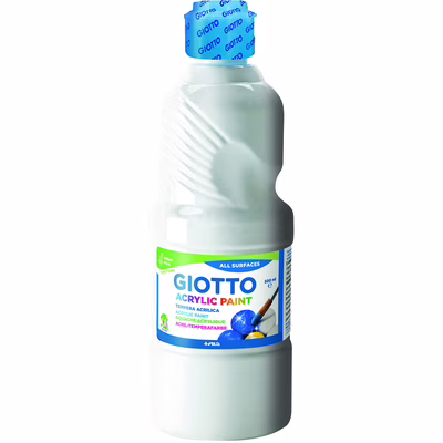 Immagine di Tempera pronta GIOTTO flacone 1000 ml bianco