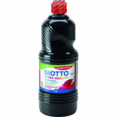 Immagine di Tempera pronta GIOTTO flacone 1000 ml nero