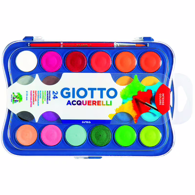 Immagine di Acquerelli da 24 pezzi + pennello