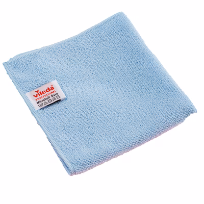 Immagine di Panno in microfibra tessuto morbido VILEDA PROFESSIONAL MICRO TUFF base colore blu