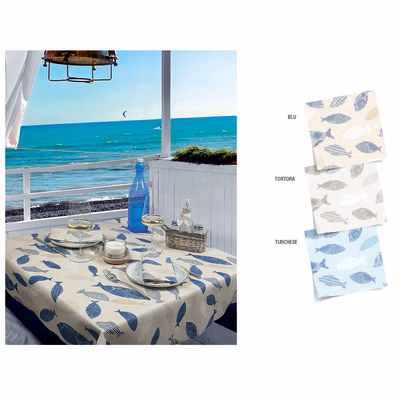 Immagine di Coprimacchia Airlaid in carta a secco MCR 100x100 Bali colore turchese 100 pezzi