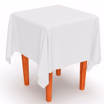 Immagine di Coprimacchia Airlaid in carta a secco MCR 100x100 Dry colore bianco 100 pezzi