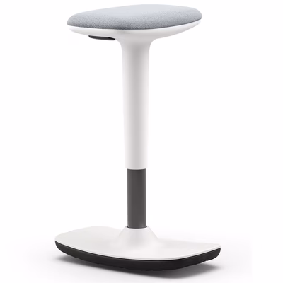 Immagine di Sgabello LED regolabile in altezza colore grigio chiaro