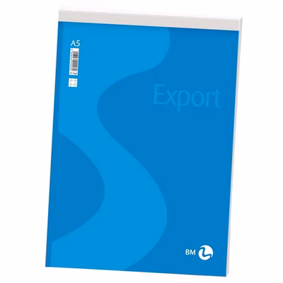 Immagine di Blocco notes BM EXPORT f.to A5 quadri ff 50 g50