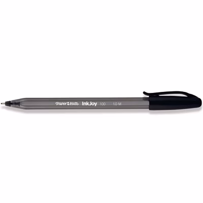 Immagine di Penna a sfera ink gel colore nero PAPERMATE 100 STICK punta media mm 1
