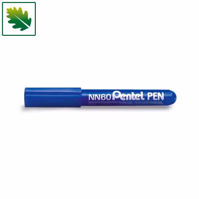 Immagine di Pennarello permanent PENTEL PEN NN60 punta a scalpello colore blu