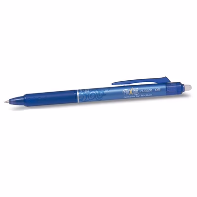 Immagine di Penna a sfera cancellabile a scatto colore blu PILOT FRIXION BALL Clicker punta fine mm 0,7