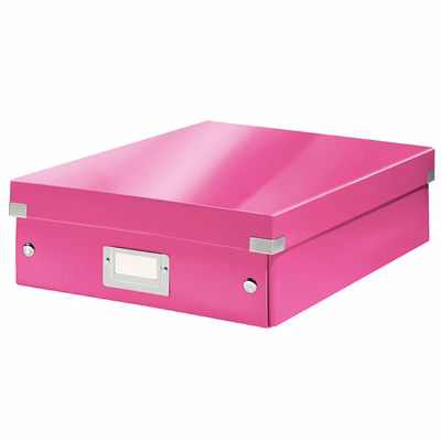 Immagine di Scatola organiser LEITZ CLICK&STORE WOW A4 fucsia