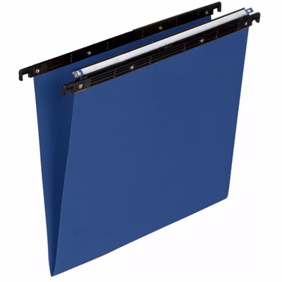 Immagine di Cartelle sospese PP cassetto int.39 fondo a V blu