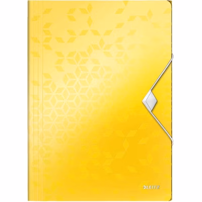 Immagine di Cartella 3 lembi LEITZ WOW 32x23 cm colore giallo