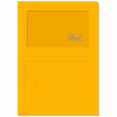 Immagine di Cartellina ELICA FINEXTRA ad L arancio