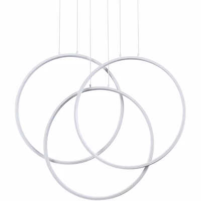 Immagine di Lampada a sospensione FRAME bianco L68,5