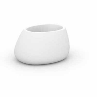 Immagine di Vaso STONE L80xP65xH40 bianco