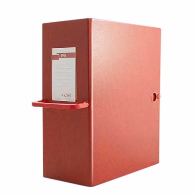 Immagine di Portaprogetti BIG 160 con maniglia dorso 16 rosso