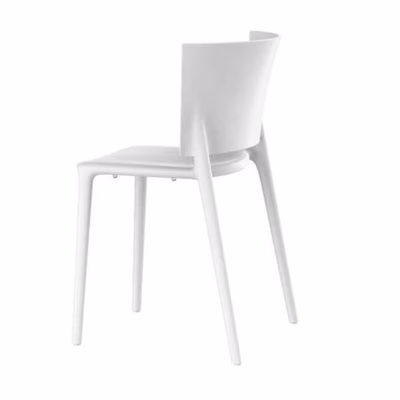 Immagine di Sedia Africa senza braccioli colore bianco