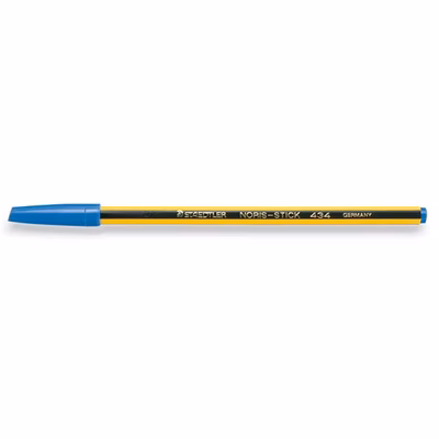 Immagine di Penna a sfera colore blu STAEDTLER NORIS STICK 434 punta media mm 1